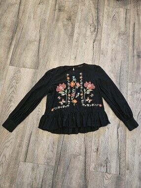 Zara Embroidery Blouse